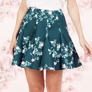 LC LAUREN CONRAD Floral SKirt